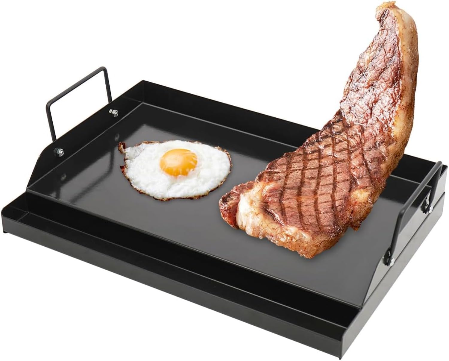 Camping Cooking Flat Top - Чугунная сковорода-гриль с антипригарным покрытием 18