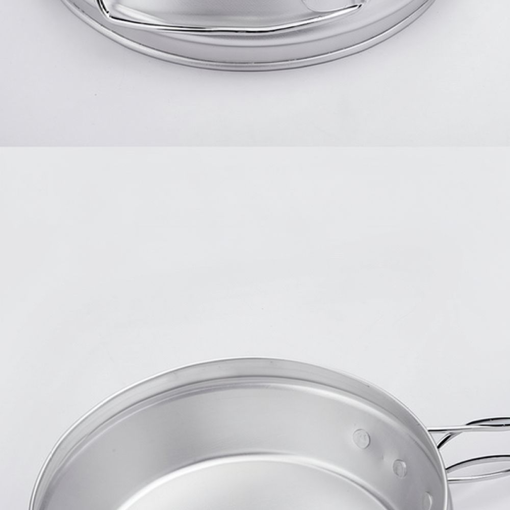 Camping Cooking Dining Set - Компактный набор походных кастрюль из алюминия