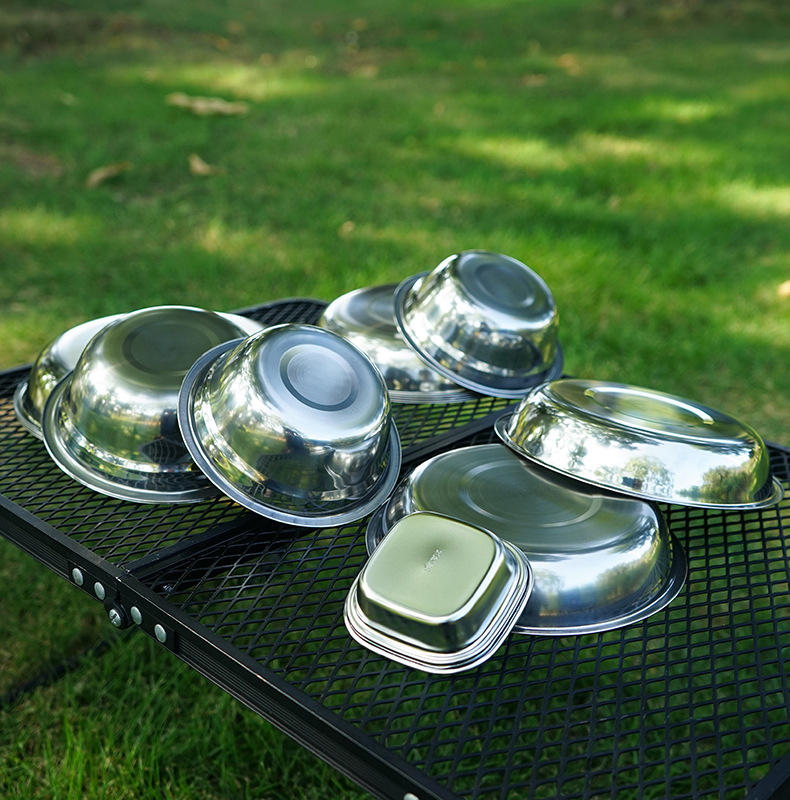 Портативная обеденная тарелка  – обзор и цена Camping Cooking Dining Set